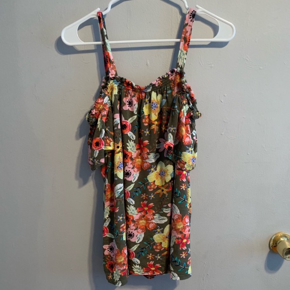 Floral off the shoulder top - Picture 1 of 3